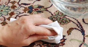 از بین بردن لکه فرش دستباف