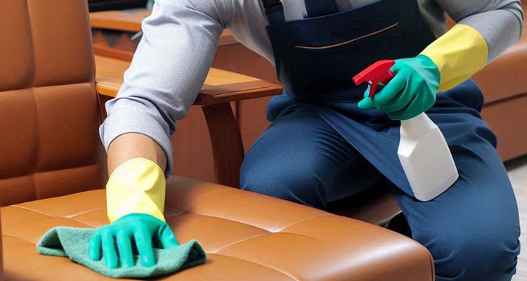 مراحل تمیز کردن مبل چرم در خانه